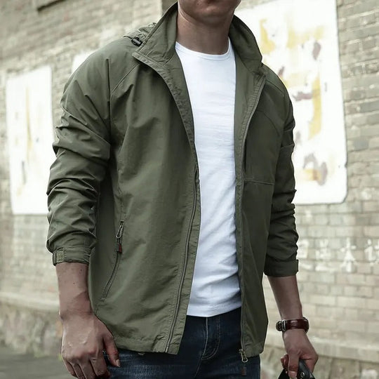 Herren Cargojacke Atmungsaktiv Mit Praktischen Taschen 2