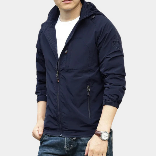 Herren Cargojacke Atmungsaktiv Mit Praktischen Taschen 3