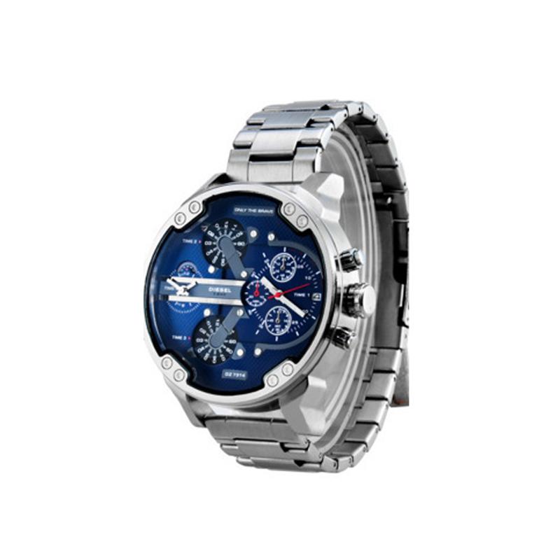 Herren Chronograph Uhr Edelstahl 11