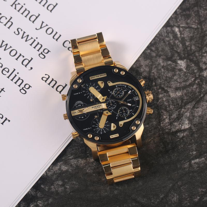 Herren Chronograph Uhr Edelstahl 1