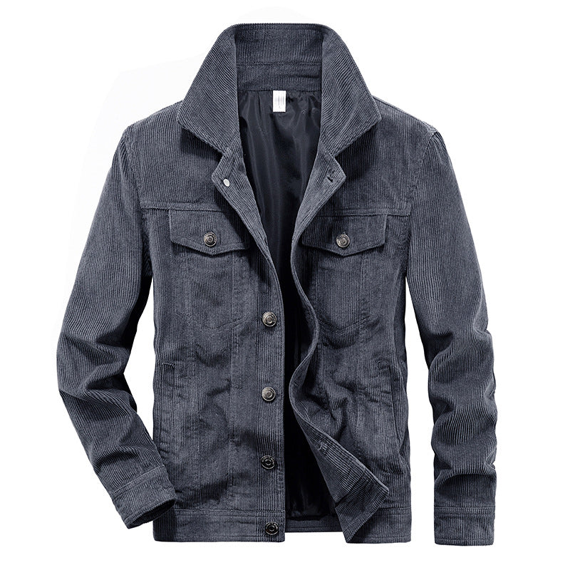 Herren Cordjacke Casual Stil 4