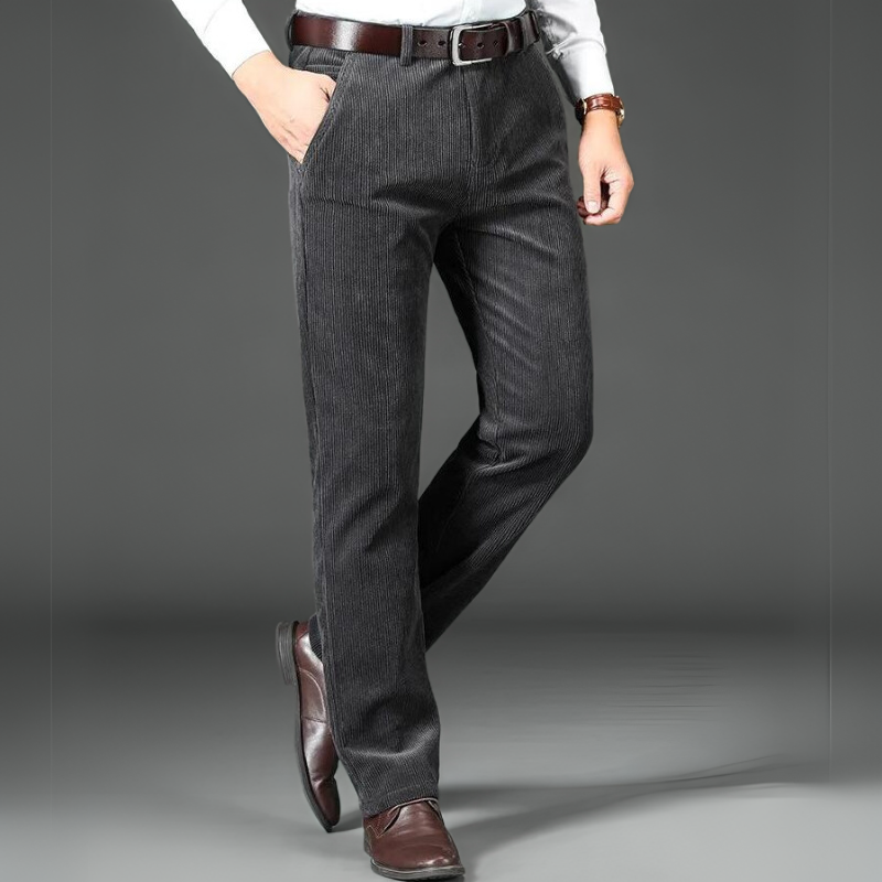 Herren Corduroy Hose Fleece-Futter Baumwoll-Cordura für Kaltes Wetter 2