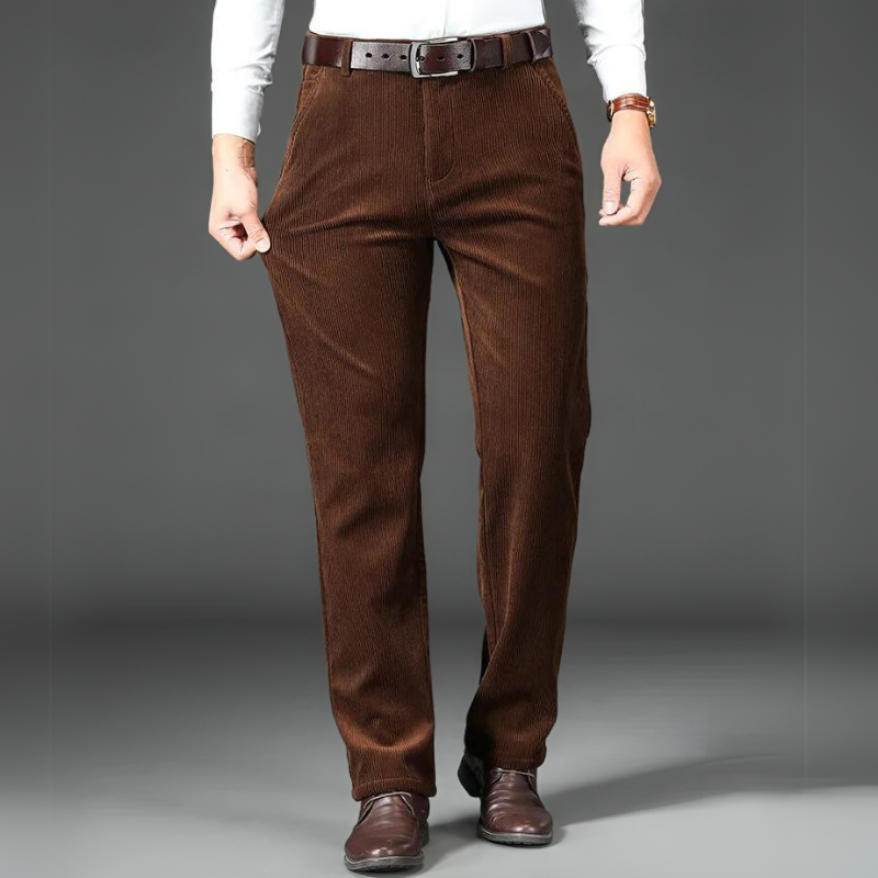Herren Corduroy Hose Fleece-Futter Baumwoll-Cordura für Kaltes Wetter 5