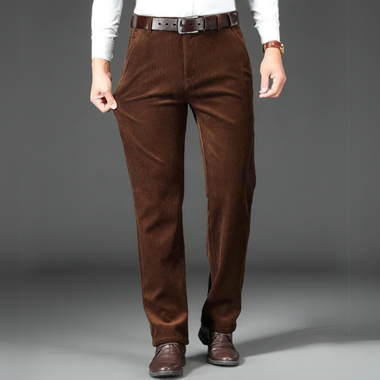 Herren Corduroy Hose Fleece-Futter Baumwoll-Cordura für Kaltes Wetter 5
