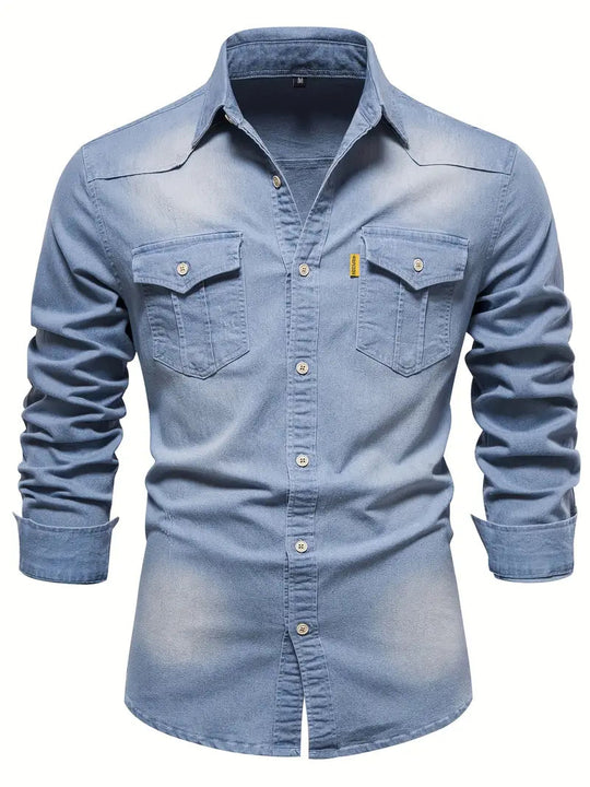 Herren Denim Hemd für Frühling 2025 1