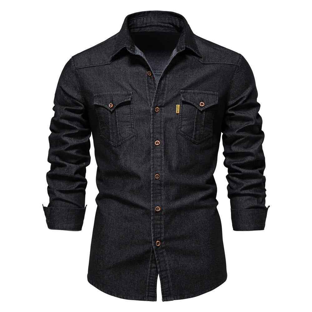 Herren Denim Hemd für Frühling 2025 2