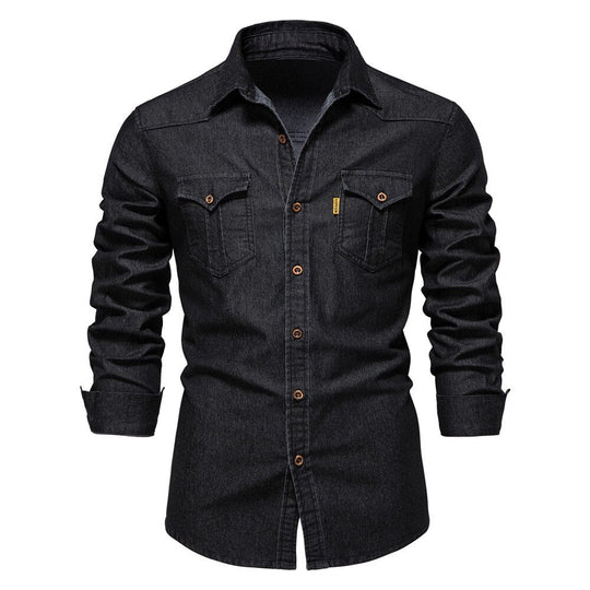 Herren Denim Hemd für Frühling 2025 2