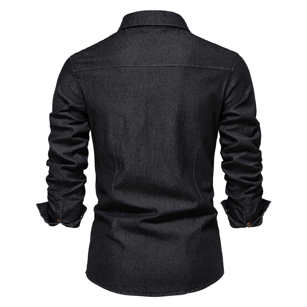 Herren Denim Hemd für Frühling 2025 4