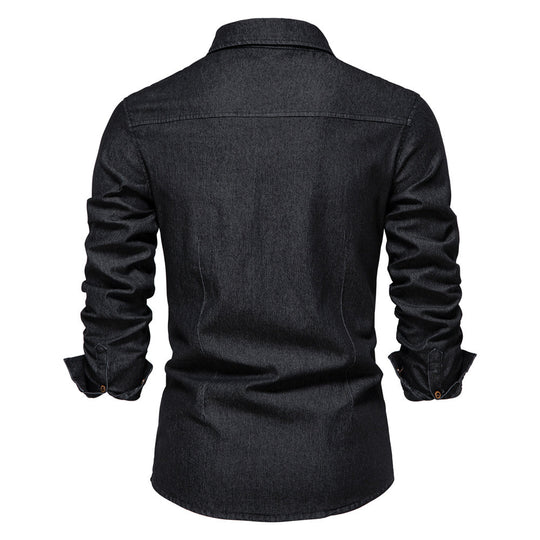 Herren Denim Hemd für Frühling 2025 4