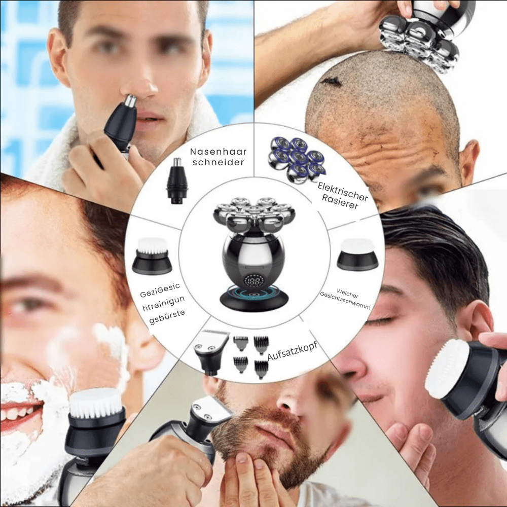 Herren Elektrorasierer 7D mit USB-Ladefunktion 3