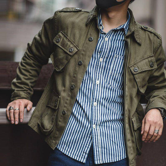 Herren Field Jacke Lässiger Stil 1