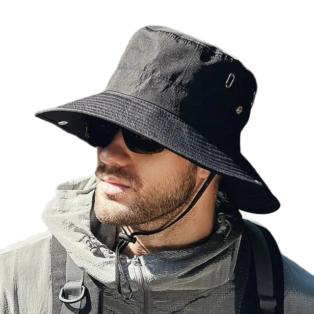 Herren Fischerhut Breiter Rand für Sommer Outdoor Aktivitäten 0