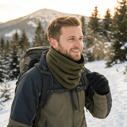 Herren Fleece Halswärmer für kalte Wetterbedingungen 2