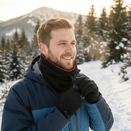 Herren Fleece Halswärmer für kalte Wetterbedingungen 3