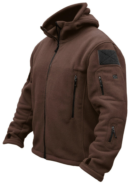 Herren Fleecejacke Winddicht 4