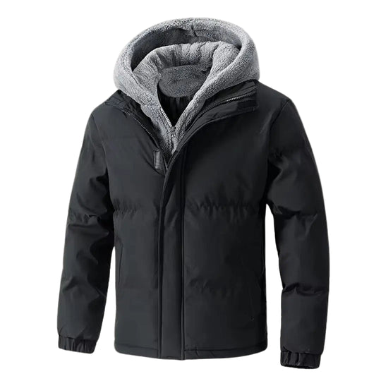 Herren Fleecejacke mit Kapuze für Outdoor-Aktivitäten 0