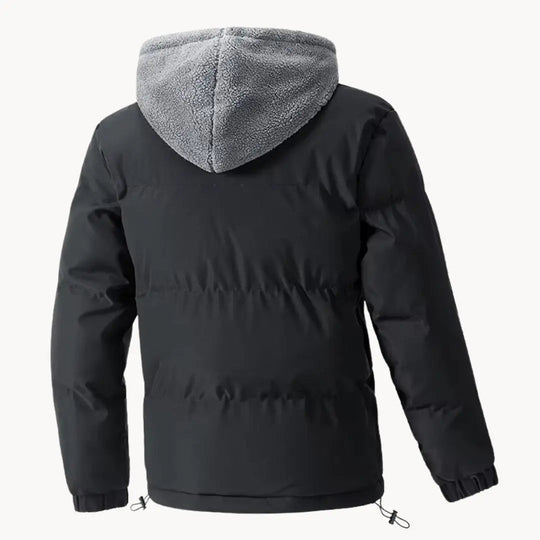 Herren Fleecejacke mit Kapuze für Outdoor-Aktivitäten 2
