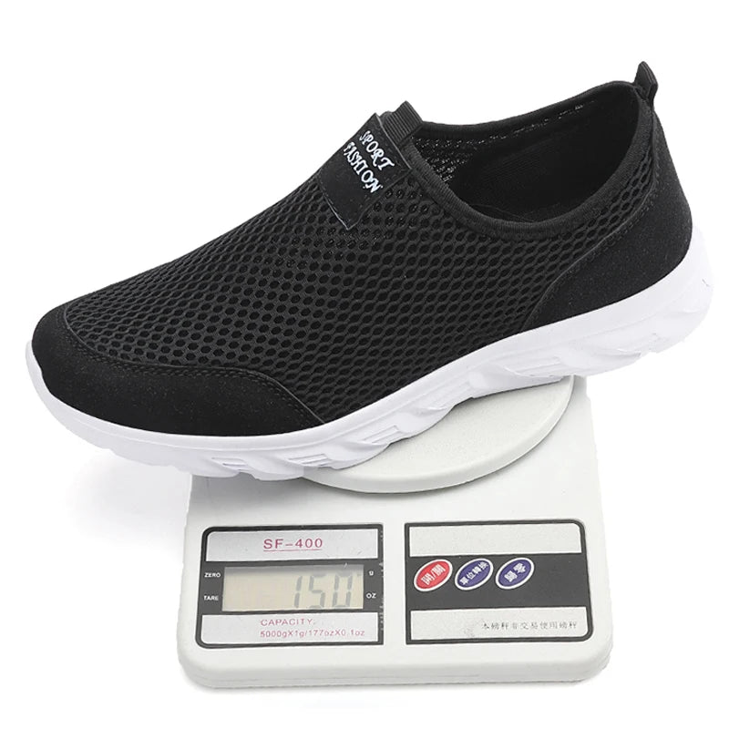 Herren Freizeit Schuhe Atmungsaktiv Slip-On Sneakers 2
