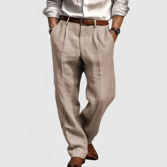 Herren Freizeithose Klassisch Gerade 3