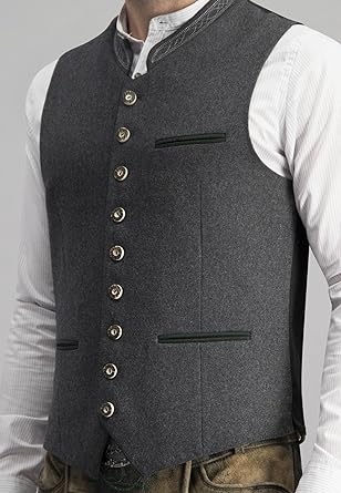 Herren Gilet Modernes Design Vielseitig Kombinierbar 0