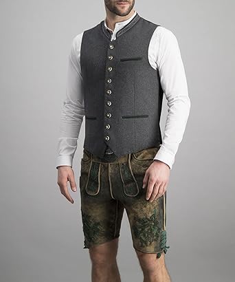 Herren Gilet Modernes Design Vielseitig Kombinierbar 3