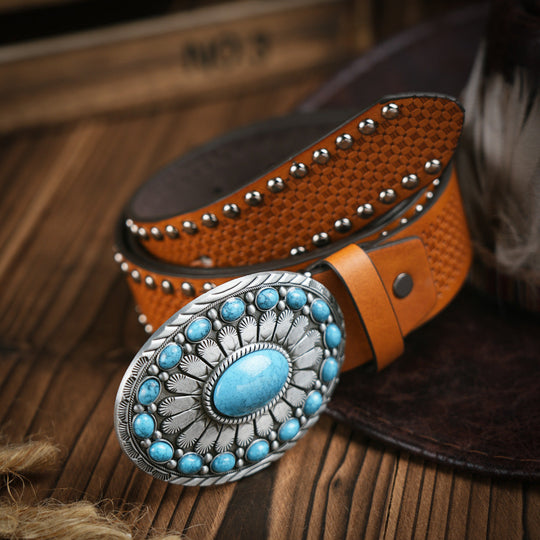 Herren Gürtel im Western-Stil 10