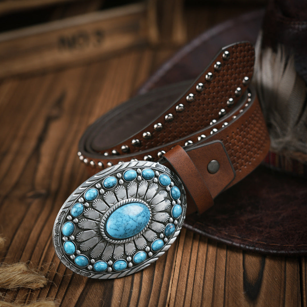 Herren Gürtel im Western-Stil 9