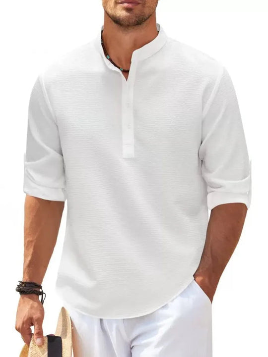 Herren Hemd Langarm Denver Atmungsaktives Gewebe Stilvoll Bequem 0