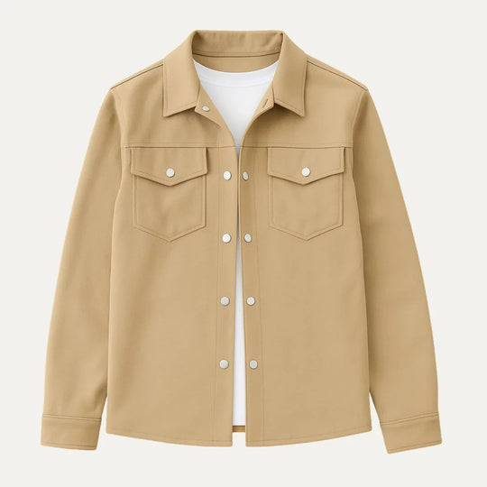 Herren Hemdjacke Leicht und Vielseitig 2