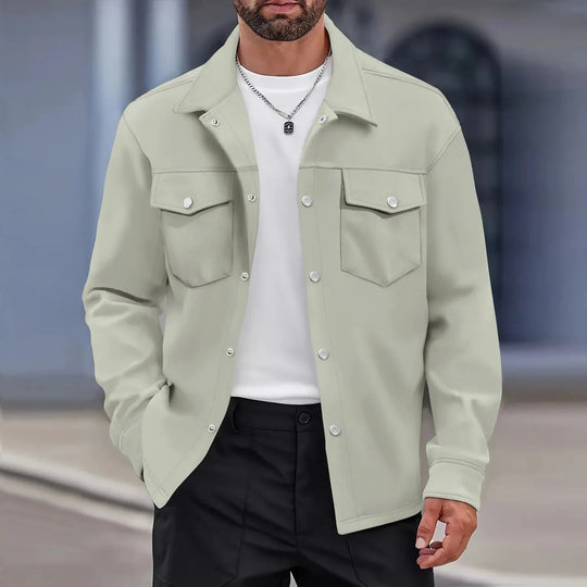 Herren Hemdjacke Leicht und Vielseitig 5