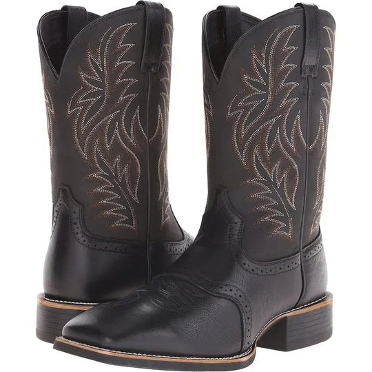 Herren Hohe Stiefel Retro Stil 4