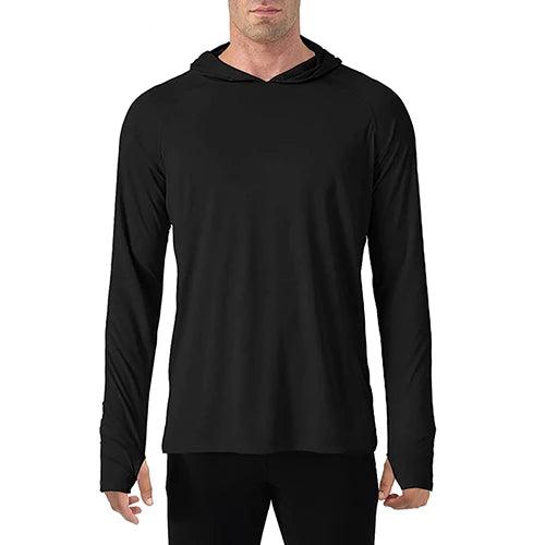 Herren Hoodie T-Shirt mit UV-Schutz 1
