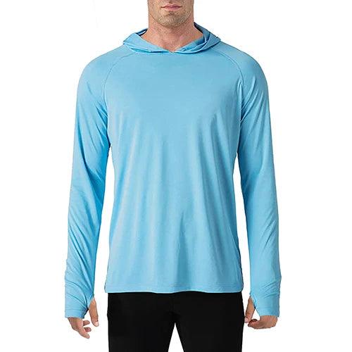 Herren Hoodie T-Shirt mit UV-Schutz 2