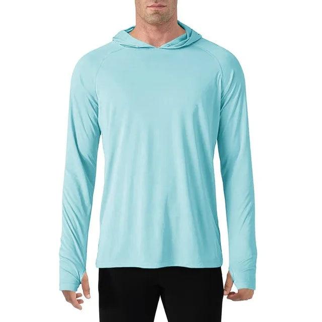 Herren Hoodie T-Shirt mit UV-Schutz 3