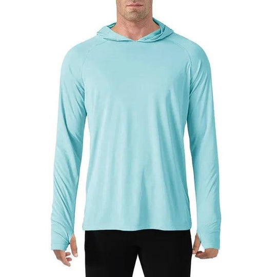 Herren Hoodie T-Shirt mit UV-Schutz 3