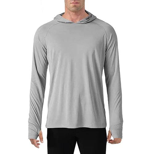 Herren Hoodie T-Shirt mit UV-Schutz 4