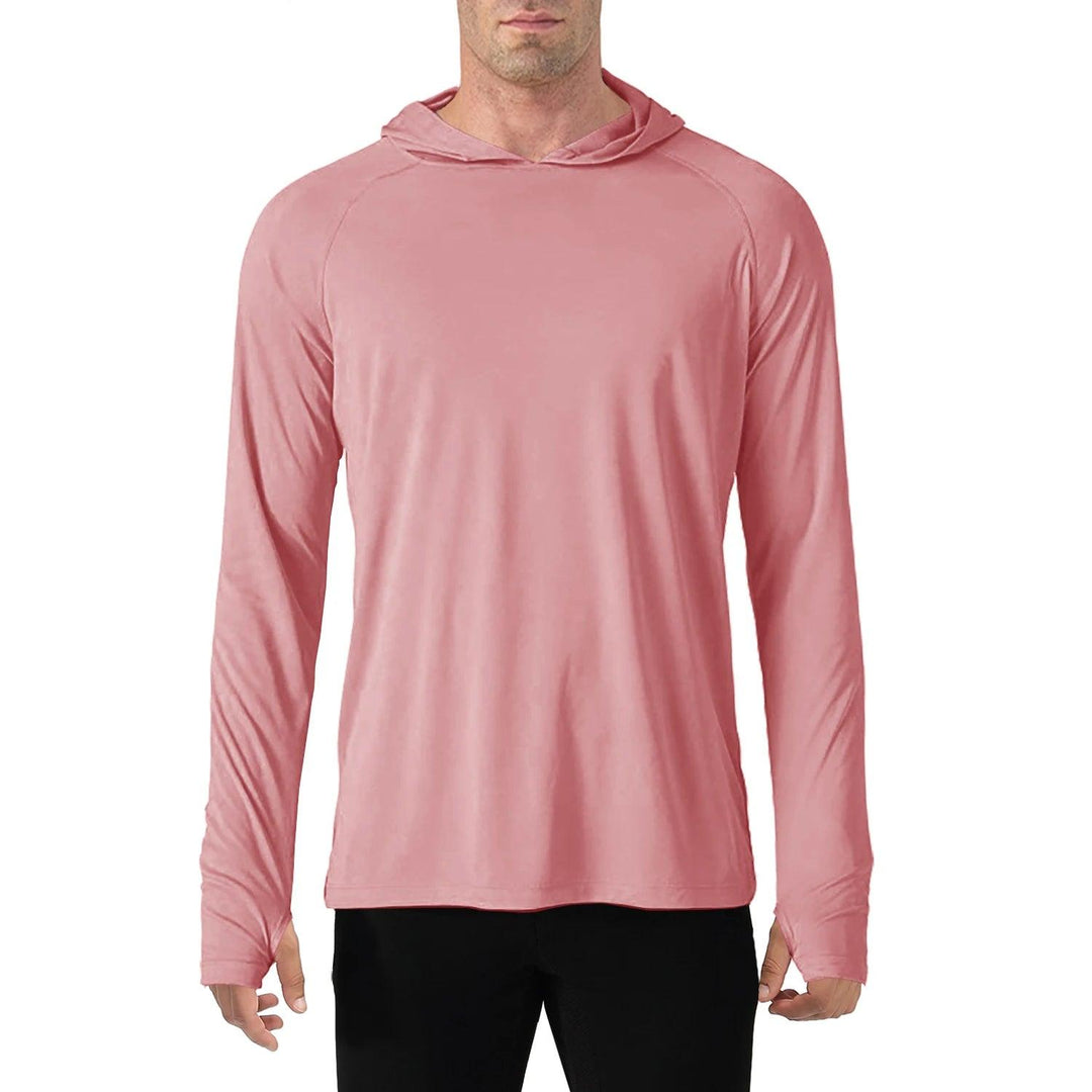 Herren Hoodie T-Shirt mit UV-Schutz 7
