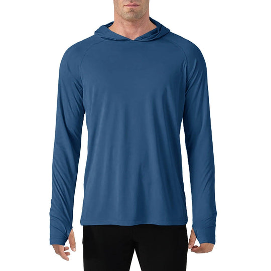 Herren Hoodie T-Shirt mit UV-Schutz 9