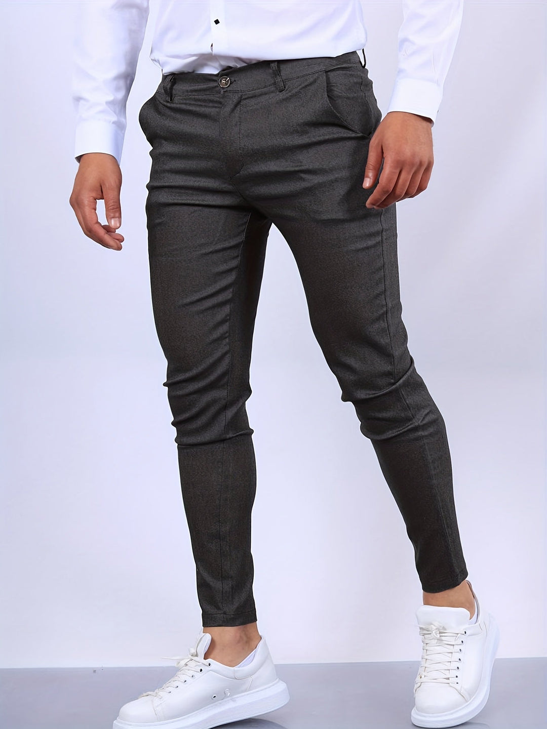Herren Hosen Slim Fit Modernes Design Vielseitig Kombinierbar 5