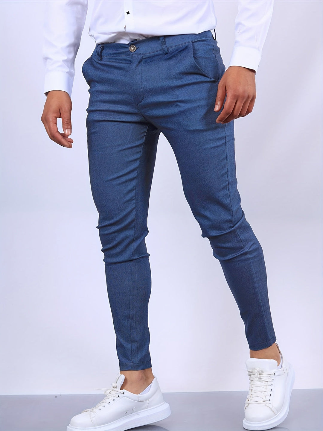 Herren Hosen Slim Fit Modernes Design Vielseitig Kombinierbar 8
