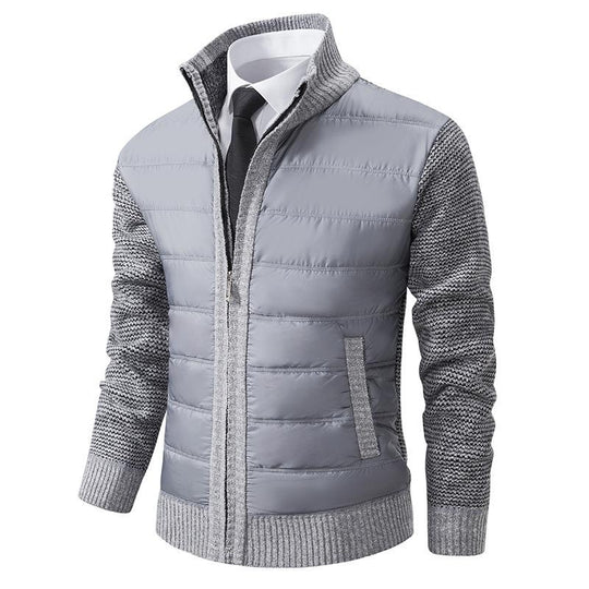 Herren Hybrid Pullover mit klassischem Kragen 4