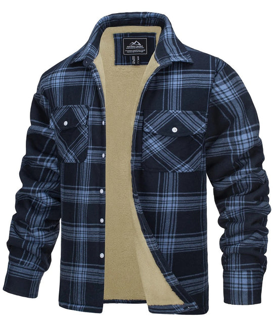 Herren Jacke im karierten Design 0