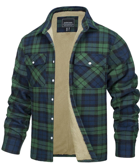 Herren Jacke im karierten Design 3