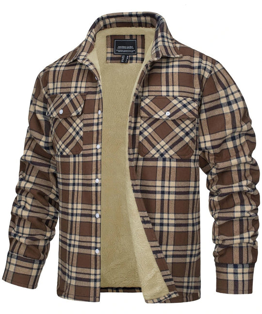 Herren Jacke im karierten Design 5