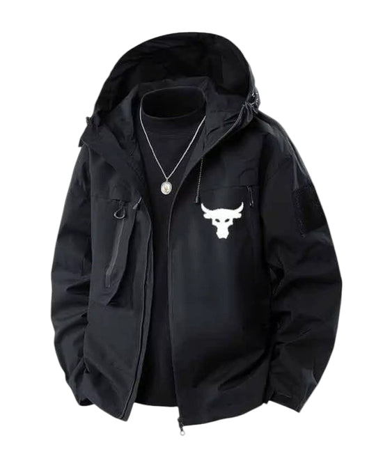 Herren Kapuzenjacke Winddicht Modern 0