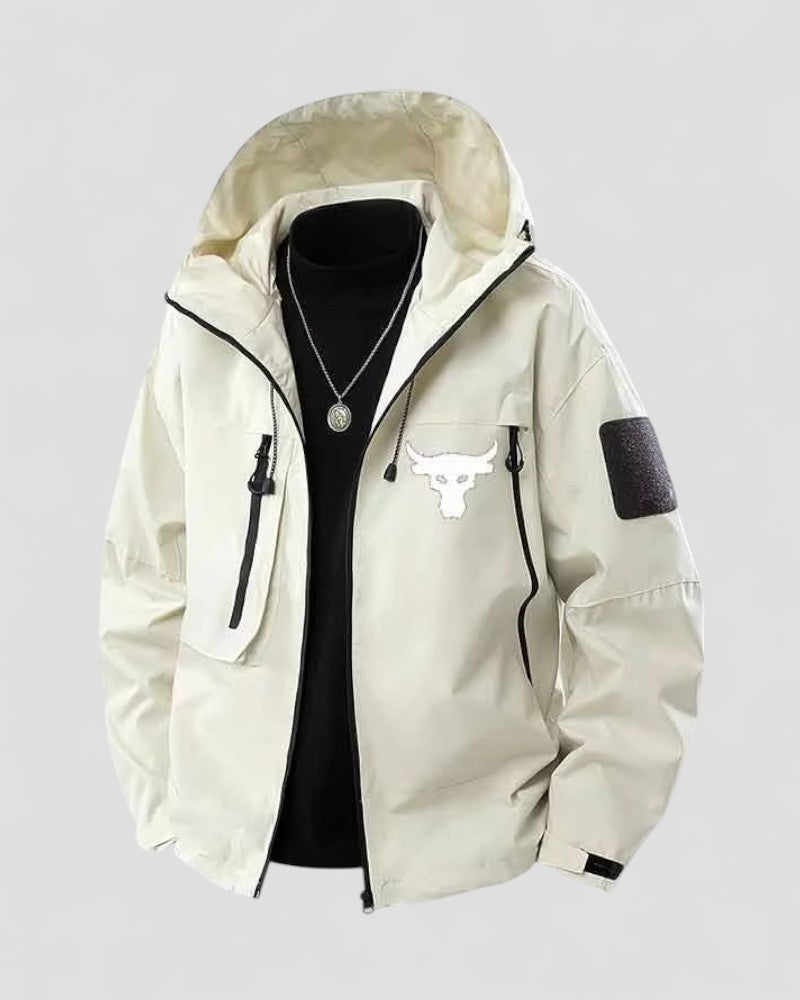 Herren Kapuzenjacke Winddicht Modern 2