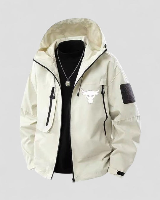 Herren Kapuzenjacke Winddicht Modern 2