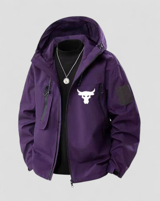 Herren Kapuzenjacke Winddicht Modern 3