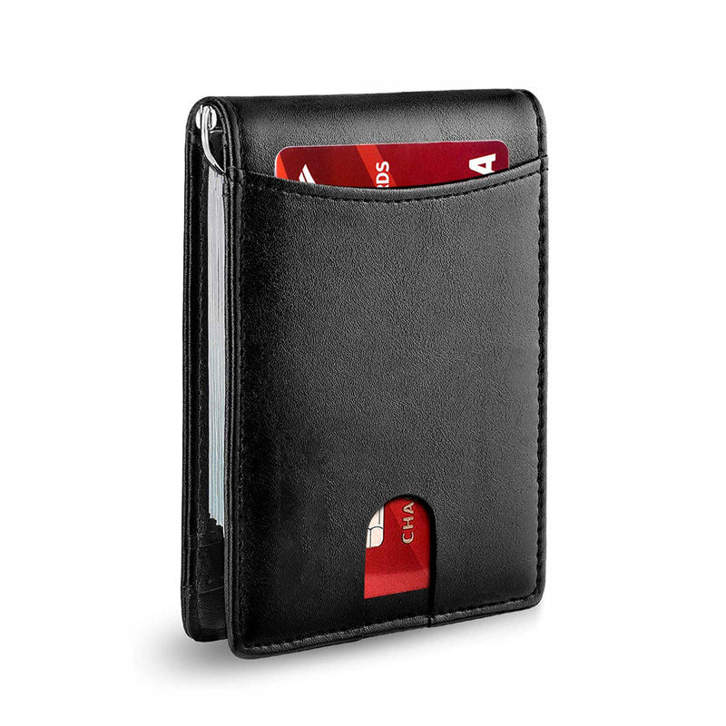Herren Kartenhalter Mit Geldscheinklammer Minimalistisch 11