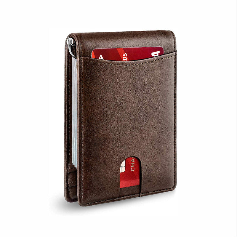Herren Kartenhalter Mit Geldscheinklammer Minimalistisch 12